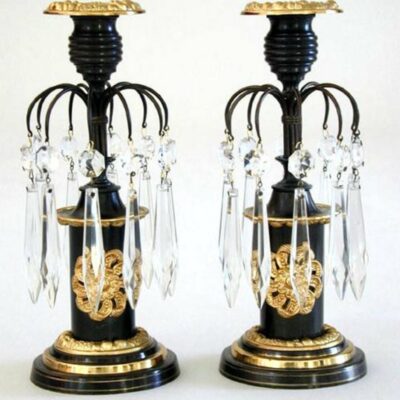 A Pair of Regency Candlesticks