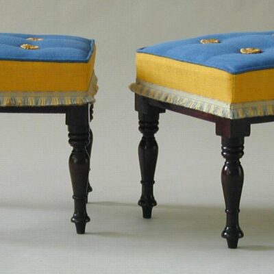 A Pair of Regency Footstools