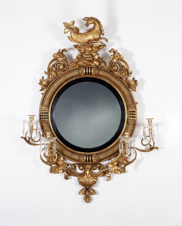 A Regency Girandole Mirror