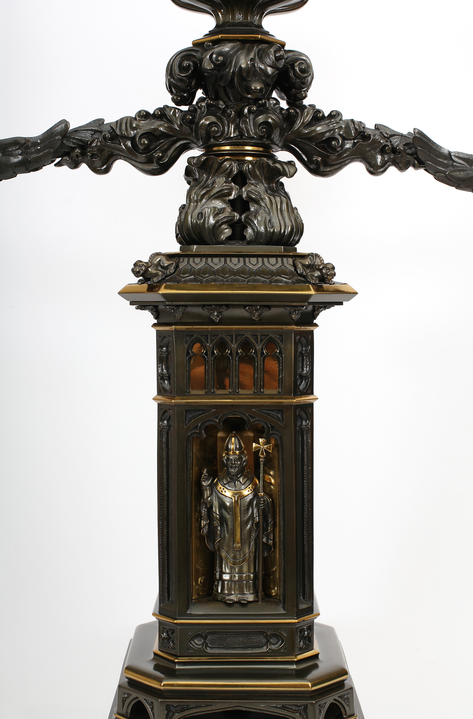A Regency Argand in the Gothic Taste - Image 3